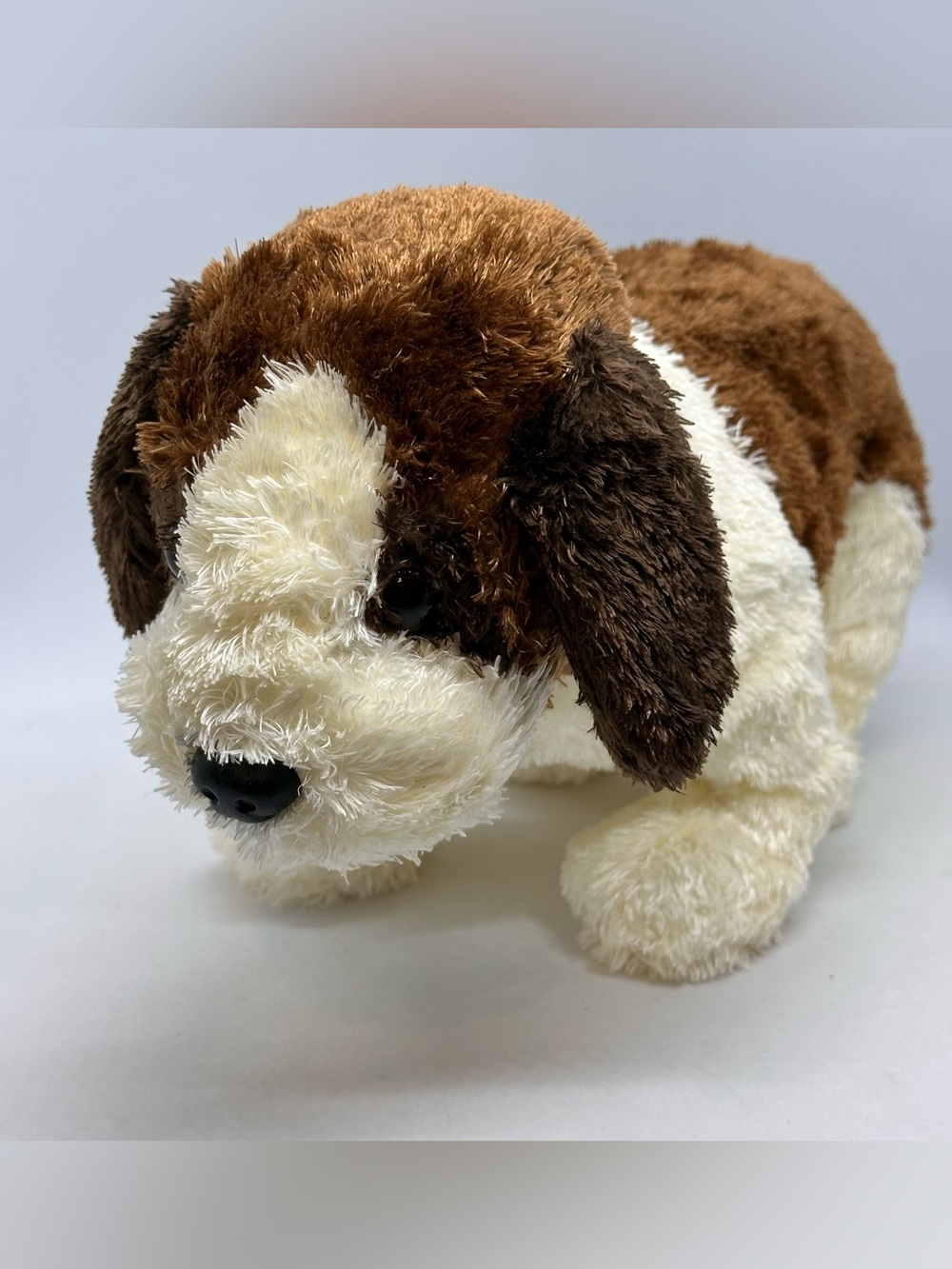 VTG Ty Classic Rescue St Bernard Puppy Dog Beanie Plush Soft Toy 2000 TySilk 13"